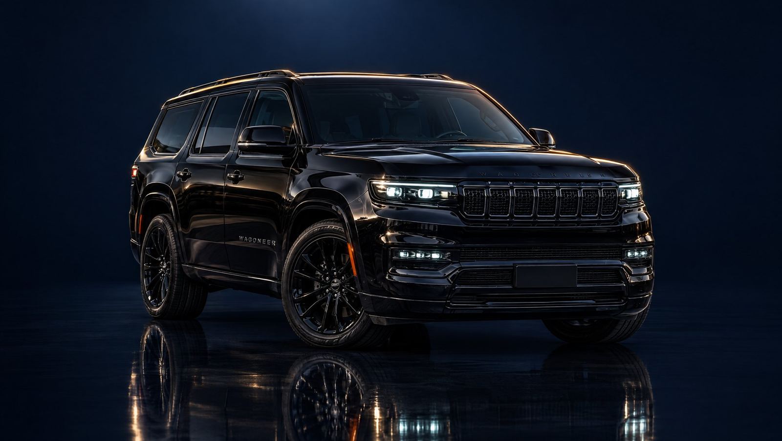 The Black SUV, in the studio